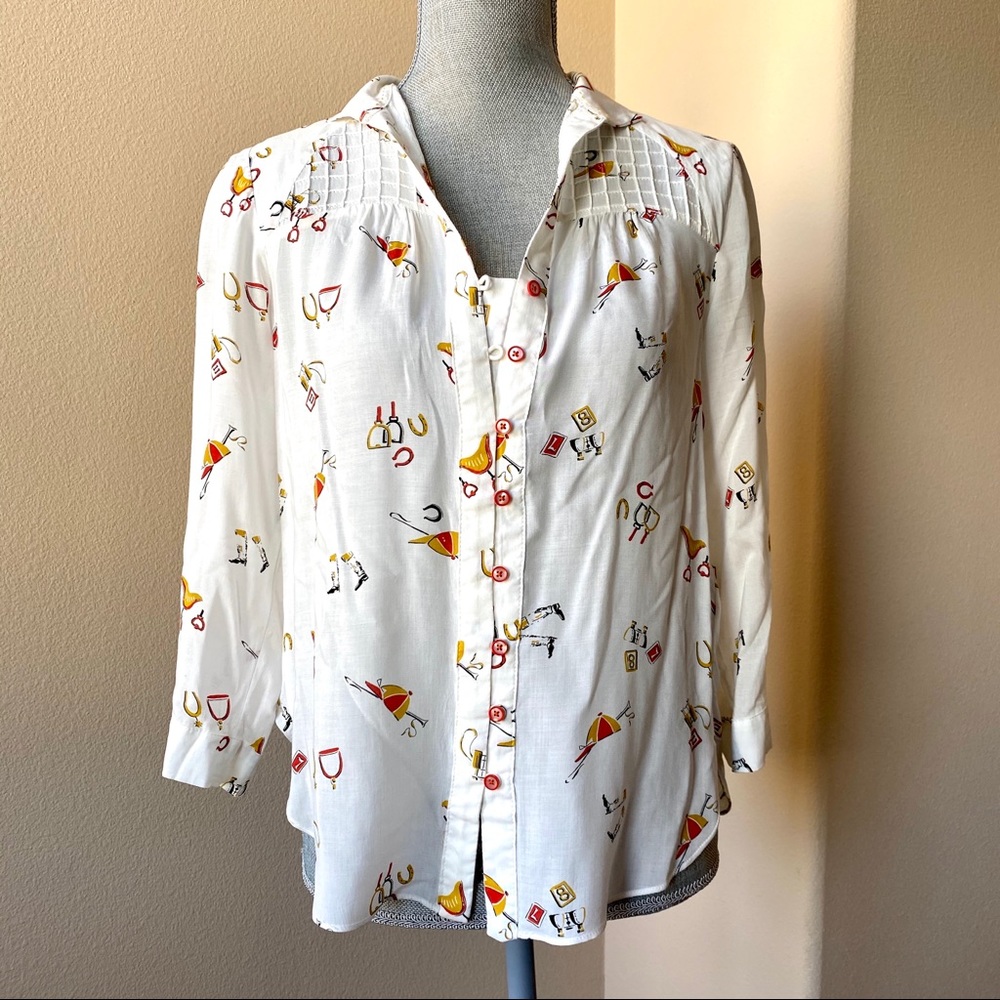 Equestrian Button Down Anthro 52 Conversations - image 2